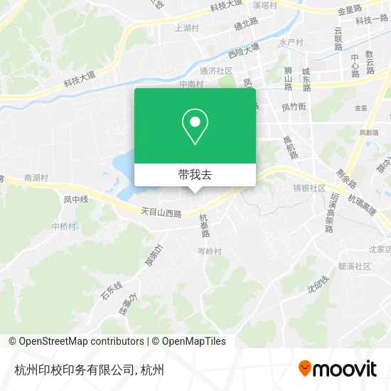 杭州印校印务有限公司地图