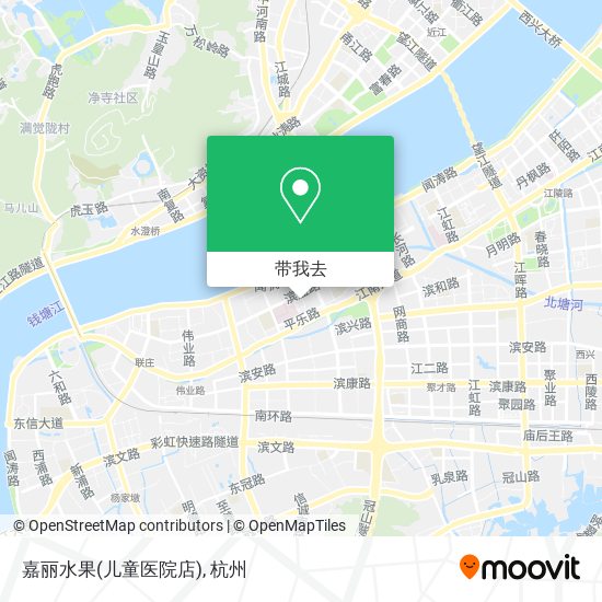 嘉丽水果(儿童医院店)地图