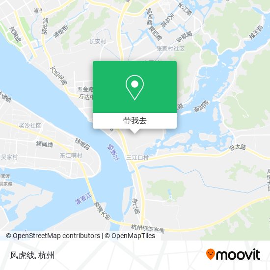 风虎线地图