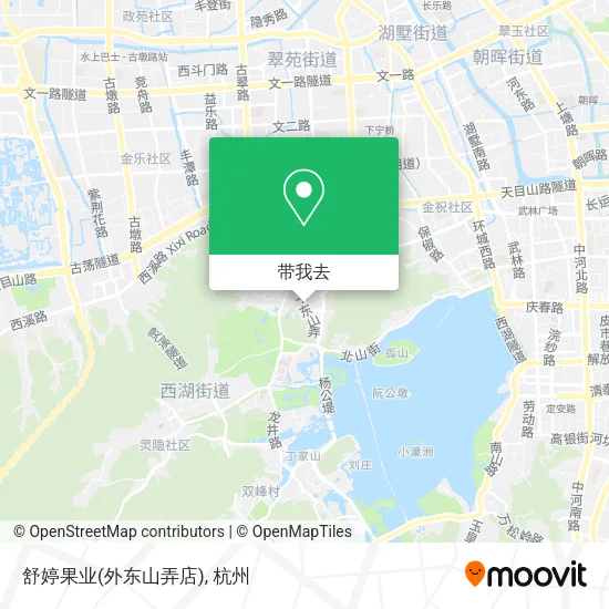 舒婷果业(外东山弄店)地图