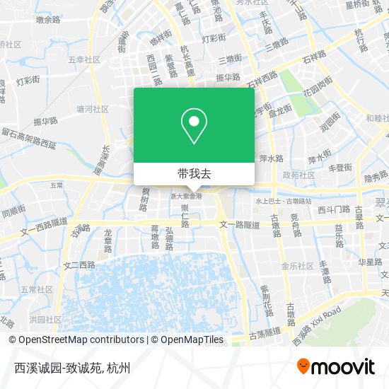 西溪诚园-致诚苑地图
