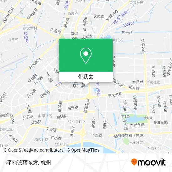 绿地璞丽东方地图