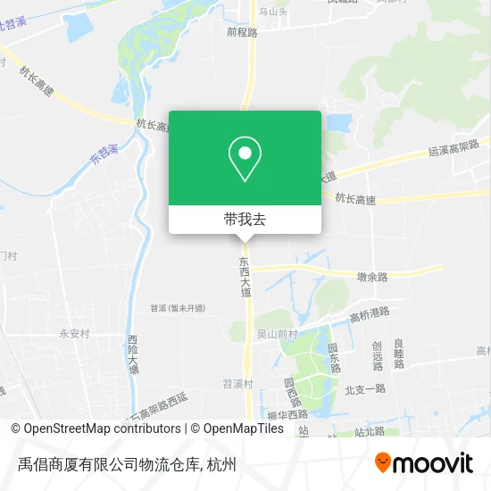 禹倡商厦有限公司物流仓库地图