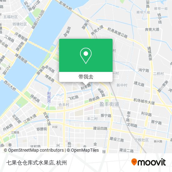 七果仓仓库式水果店地图