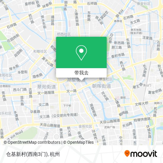 仓基新村(西南3门)地图