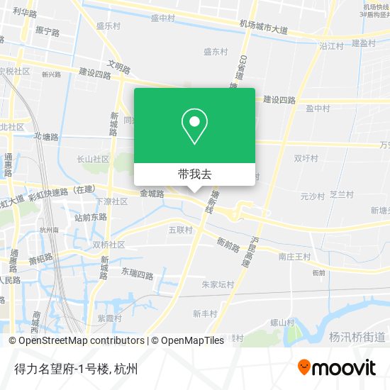 得力名望府-1号楼地图