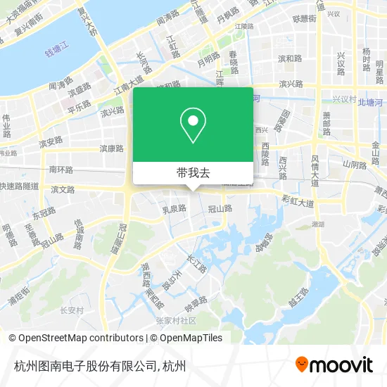 杭州图南电子股份有限公司地图