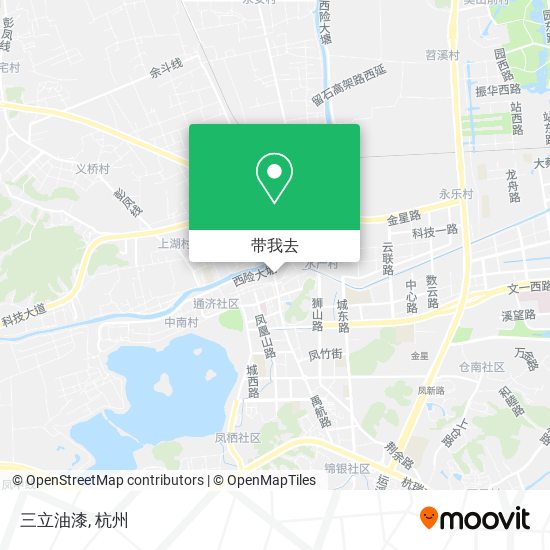 三立油漆地图