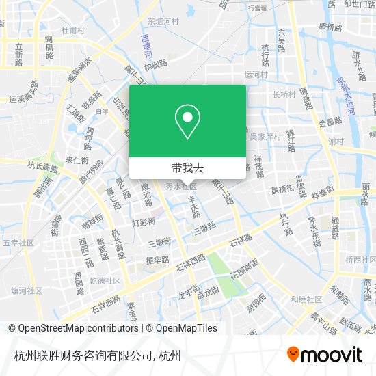 杭州联胜财务咨询有限公司地图