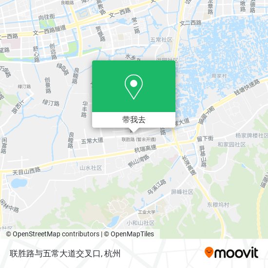 联胜路与五常大道交叉口地图
