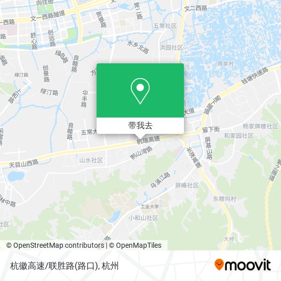 杭徽高速/联胜路(路口)地图