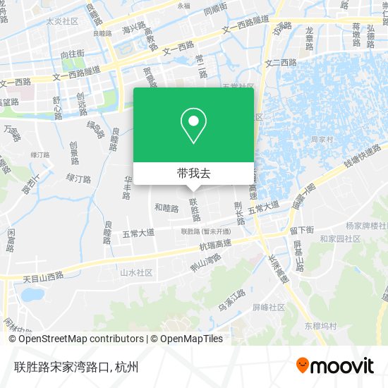 联胜路宋家湾路口地图