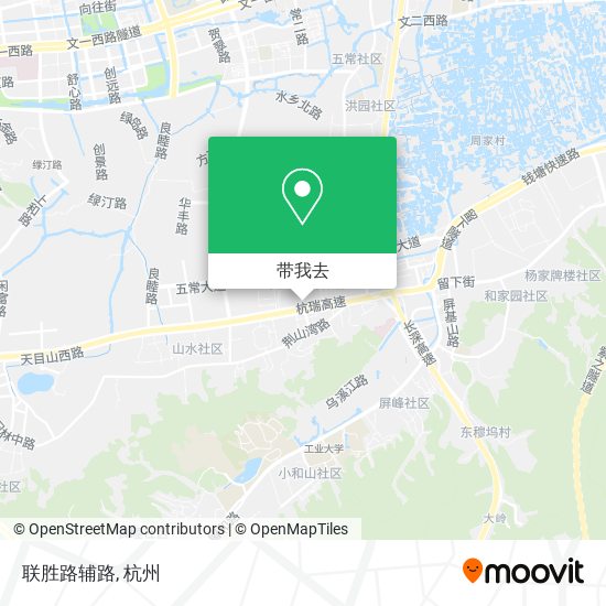 联胜路辅路地图