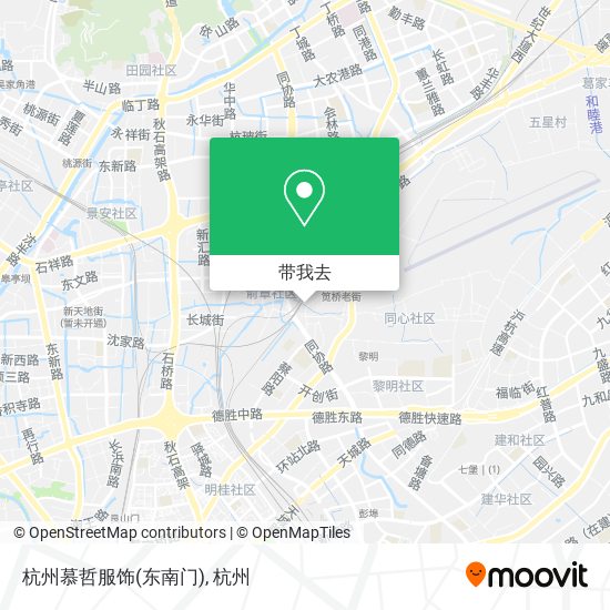 杭州慕哲服饰(东南门)地图