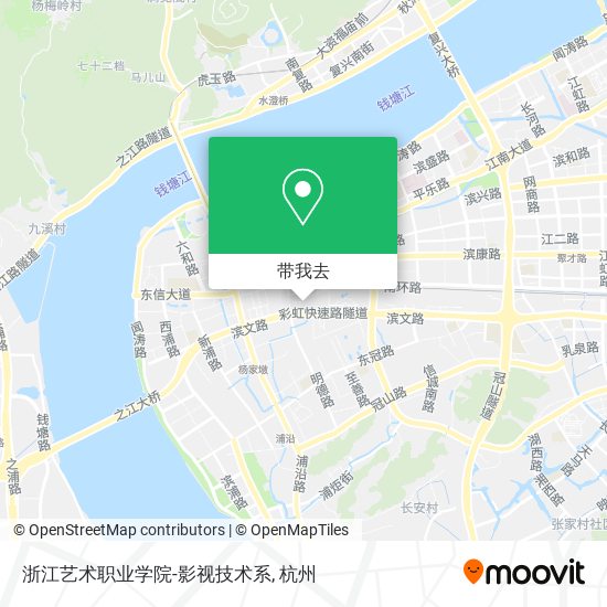 浙江艺术职业学院-影视技术系地图