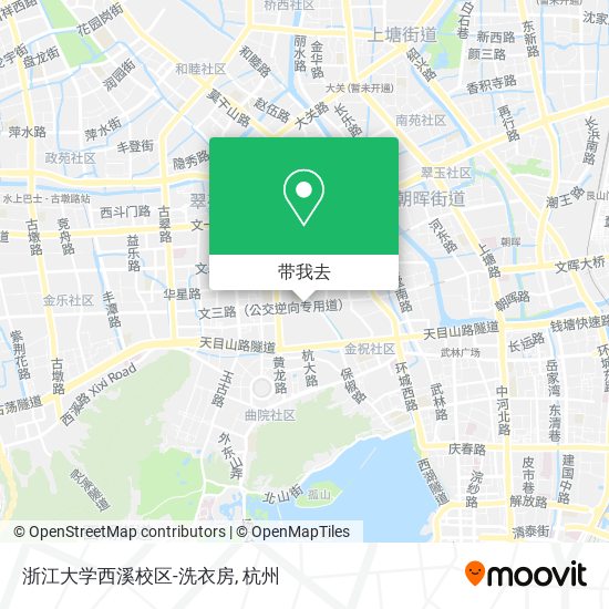 浙江大学西溪校区-洗衣房地图