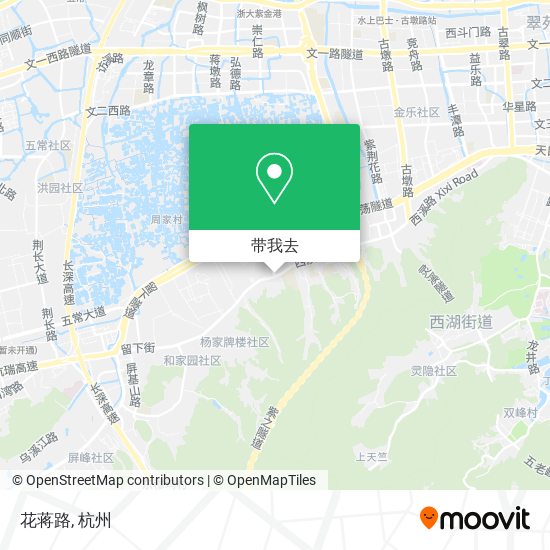 花蒋路地图