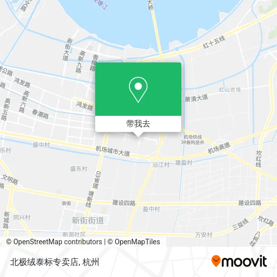 北极绒泰标专卖店地图