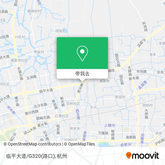 临平大道/G320(路口)地图