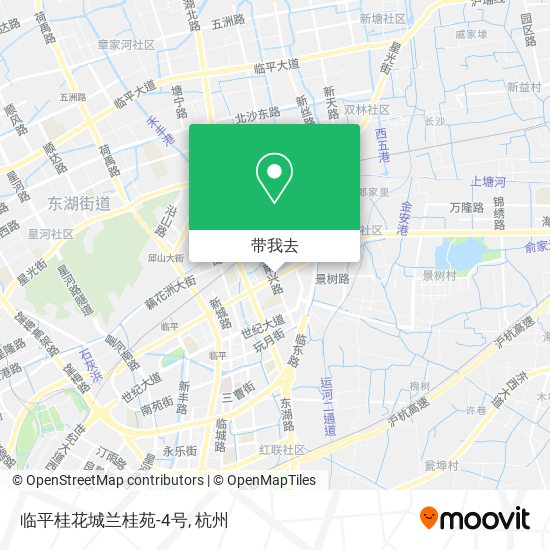 临平桂花城兰桂苑-4号地图