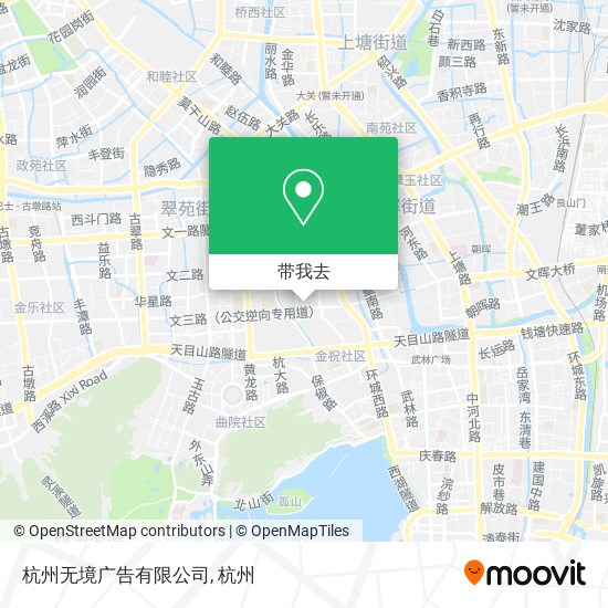 杭州无境广告有限公司地图
