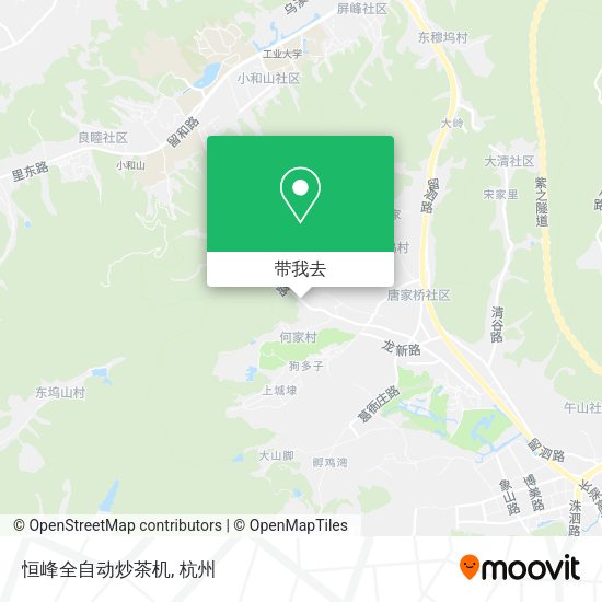 恒峰全自动炒茶机地图