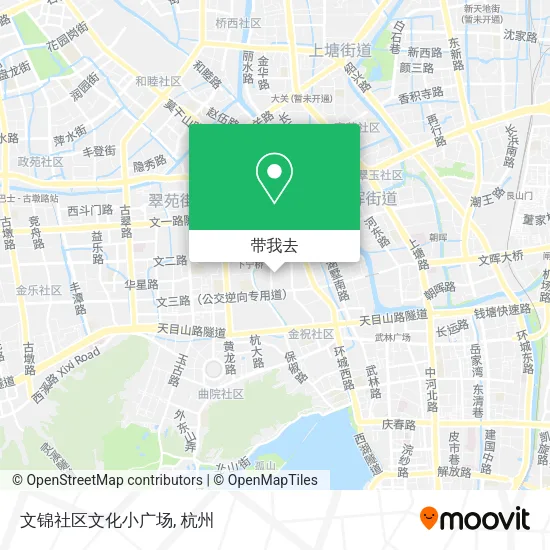 文锦社区文化小广场地图