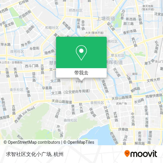 求智社区文化小广场地图