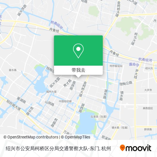 绍兴市公安局柯桥区分局交通警察大队-东门地图