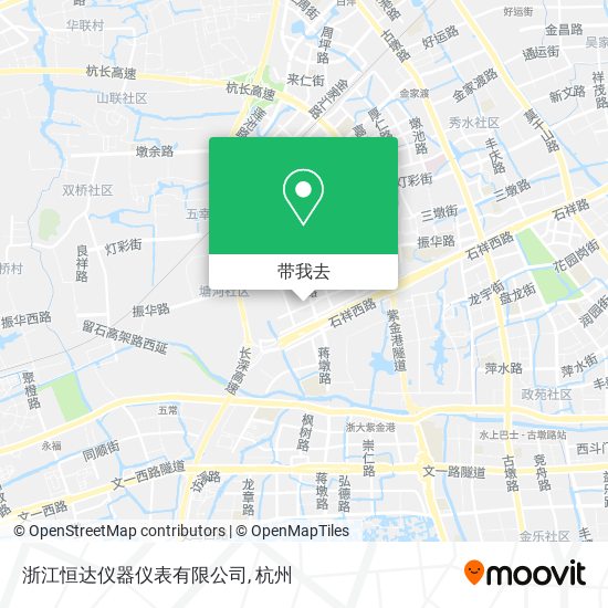 浙江恒达仪器仪表有限公司地图