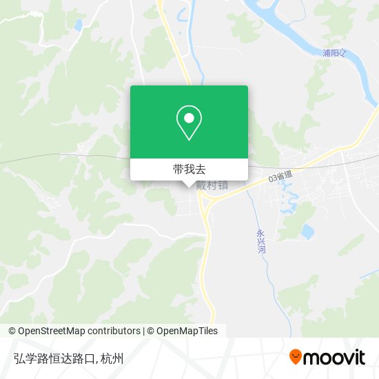 弘学路恒达路口地图