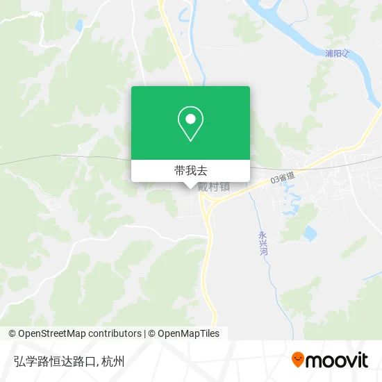 弘学路恒达路口地图