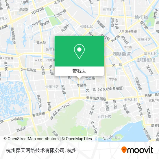 杭州弈天网络技术有限公司地图
