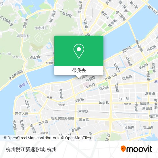 杭州悦江新远影城地图