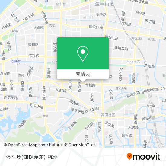 停车场(知稼苑东)地图