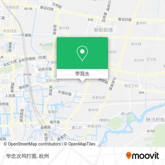华忠次坞打面地图