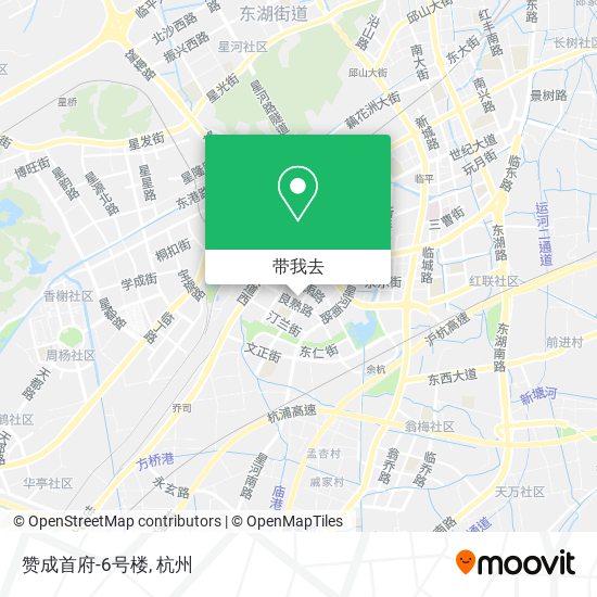 赞成首府-6号楼地图