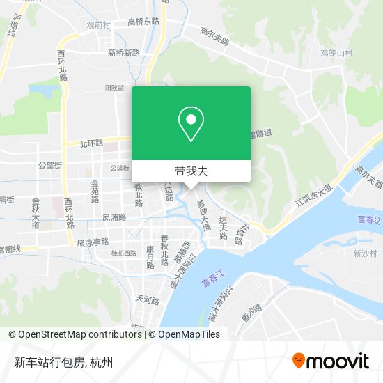 新车站行包房地图
