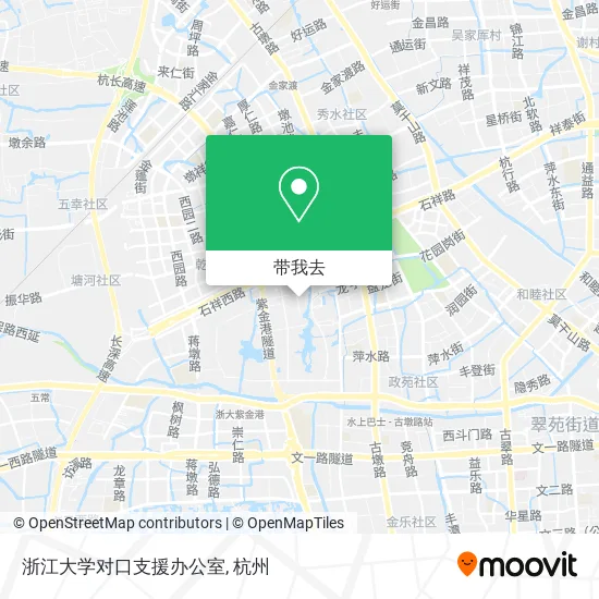浙江大学对口支援办公室地图