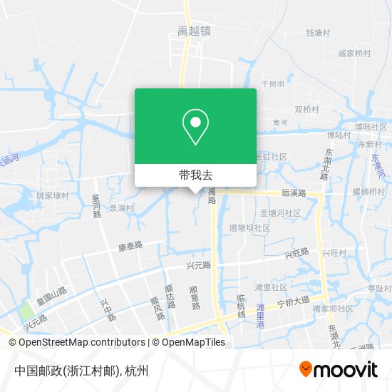 中国邮政(浙江村邮)地图