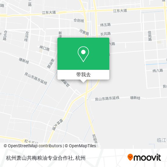 杭州萧山共梅粮油专业合作社地图