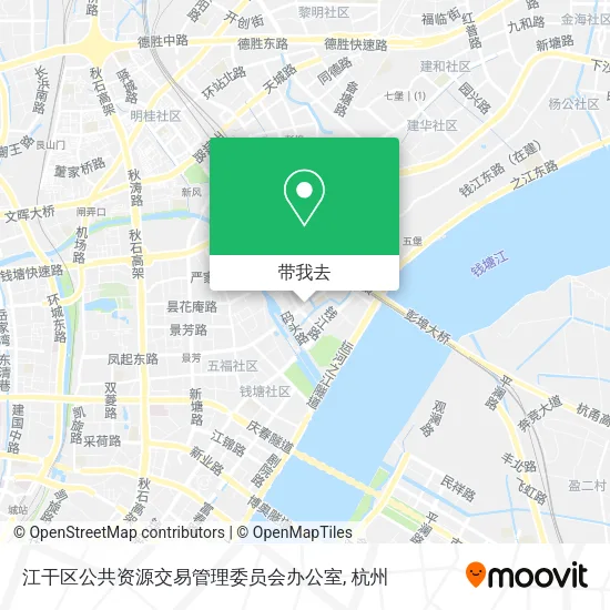 江干区公共资源交易管理委员会办公室地图