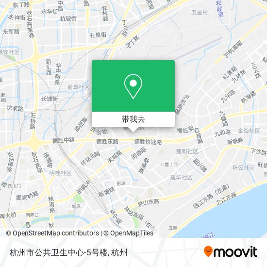 杭州市公共卫生中心-5号楼地图