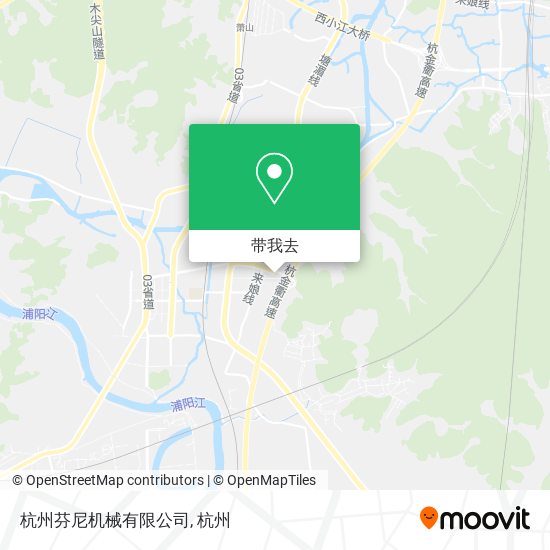 杭州芬尼机械有限公司地图