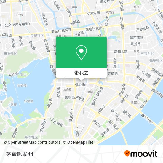茅廊巷地图