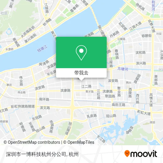 深圳市一博科技杭州分公司地图