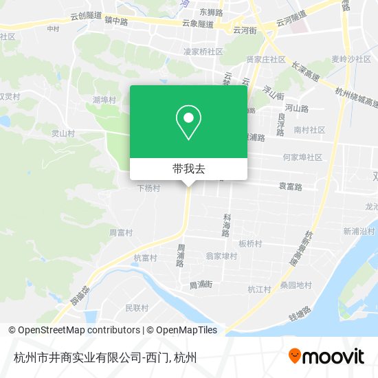 杭州市井商实业有限公司-西门地图