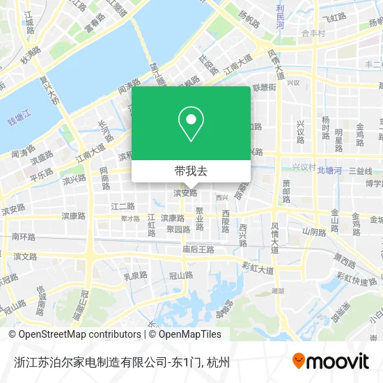 浙江苏泊尔家电制造有限公司-东1门地图