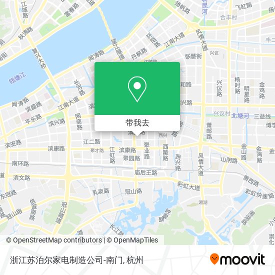 浙江苏泊尔家电制造公司-南门地图