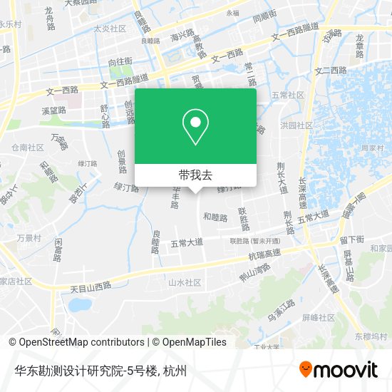 华东勘测设计研究院-5号楼地图